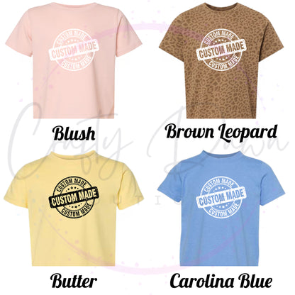 Custom Toddler Tee