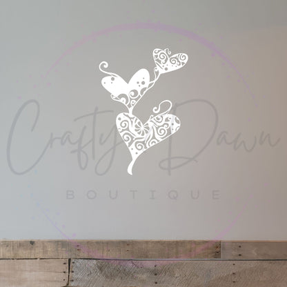 Tangled Hearts Mandala Decal