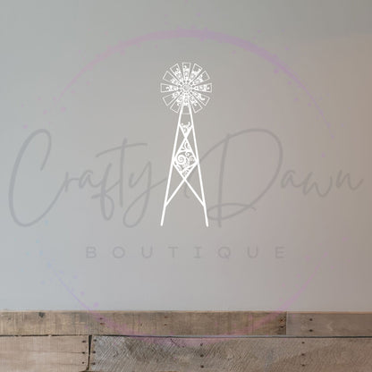 Farmhouse Windmill Decal