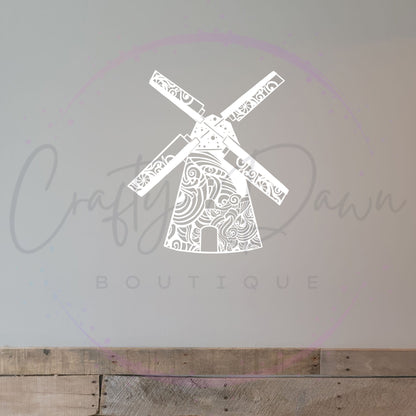 Windmill Mandala Decal