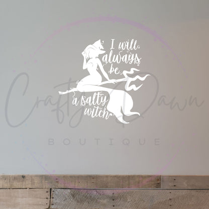 Salty Witch Decal