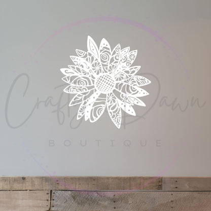 Daisy Mandala Decal
