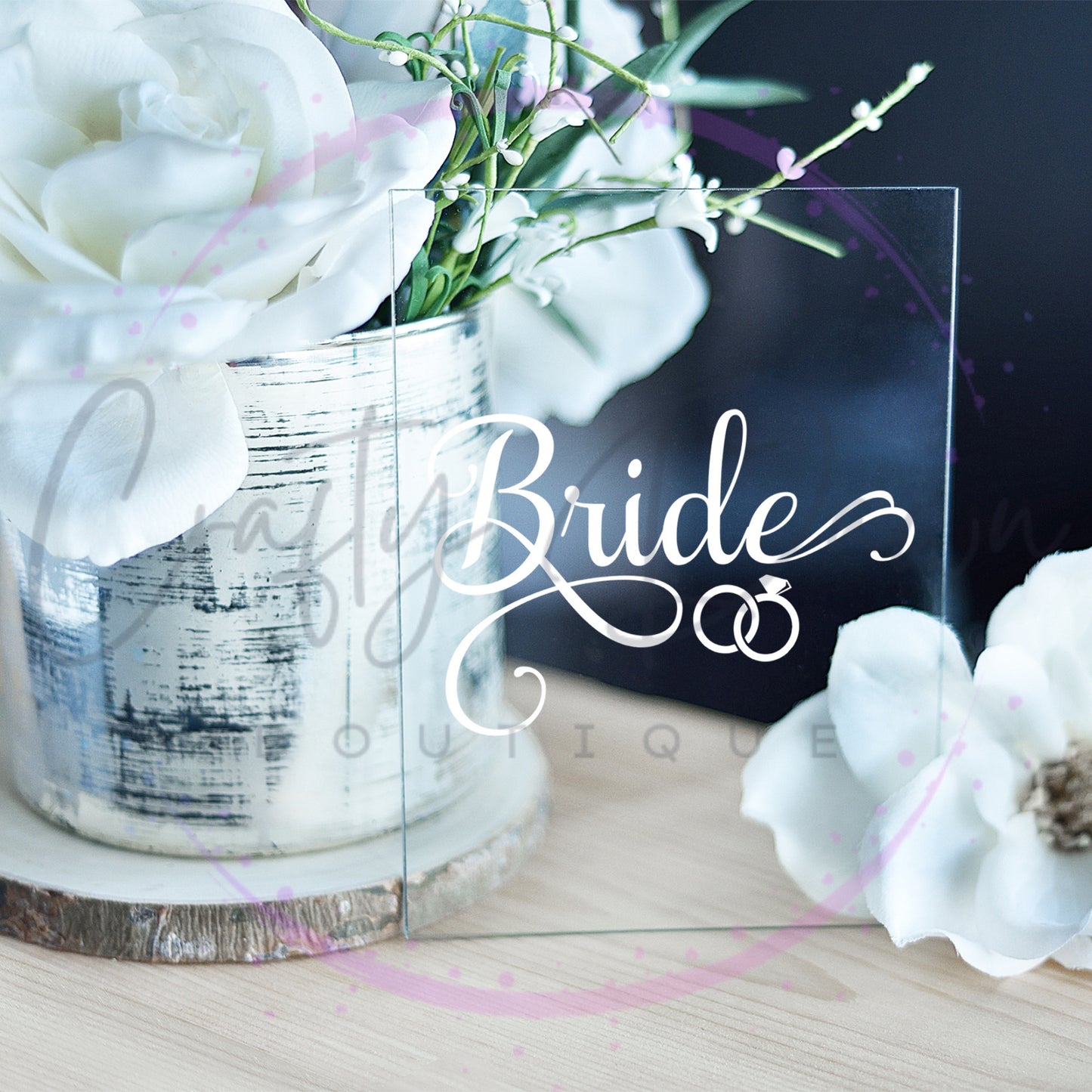 Bride Acrylic Sign