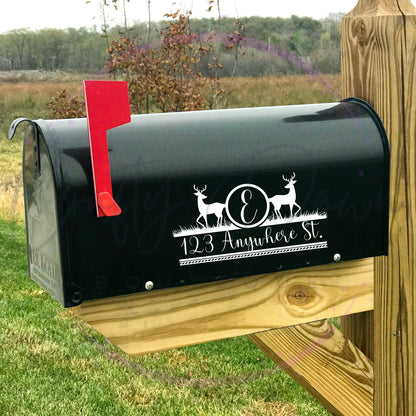 Deer Mailbox Decal