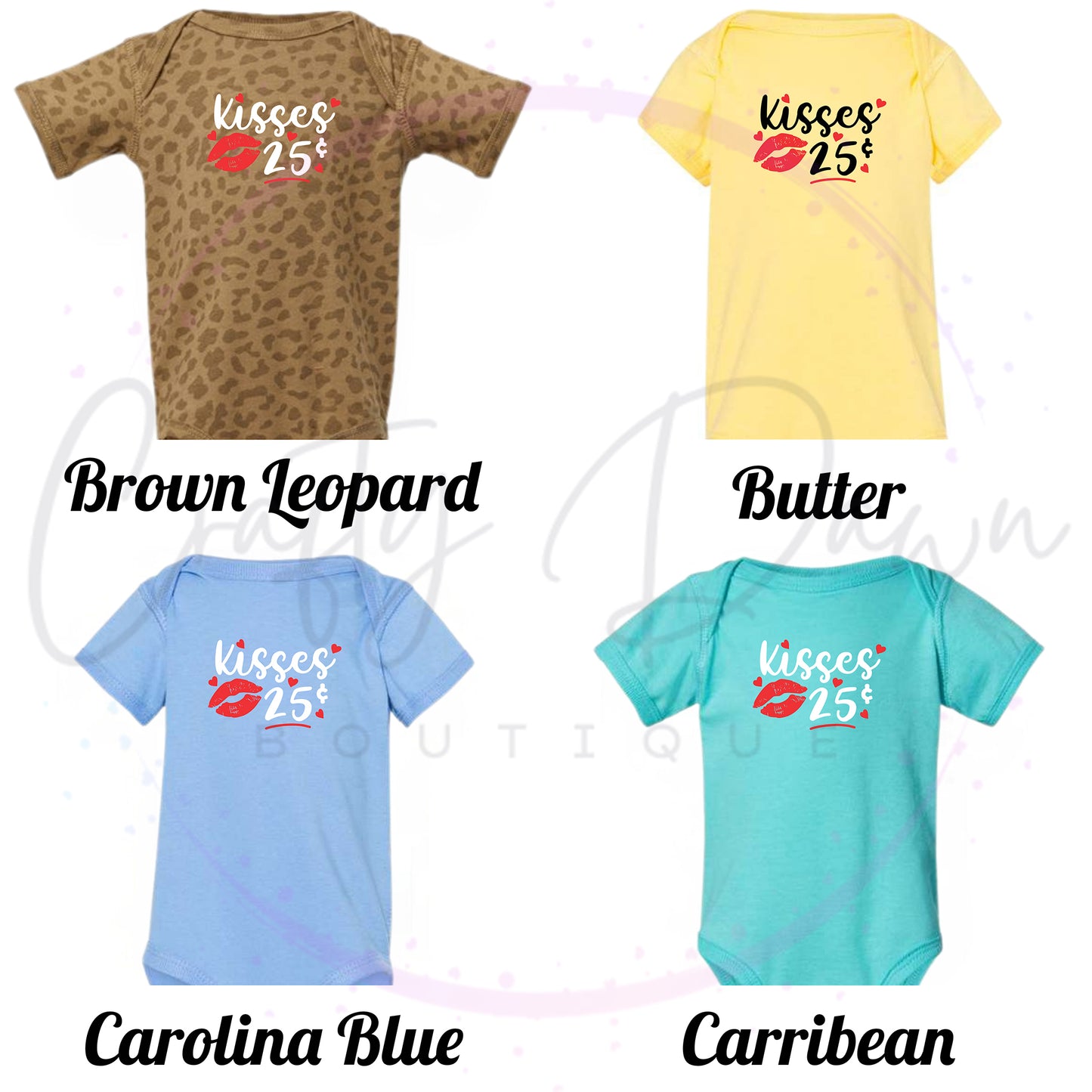 Kisses 25 Cents Infant One Piece