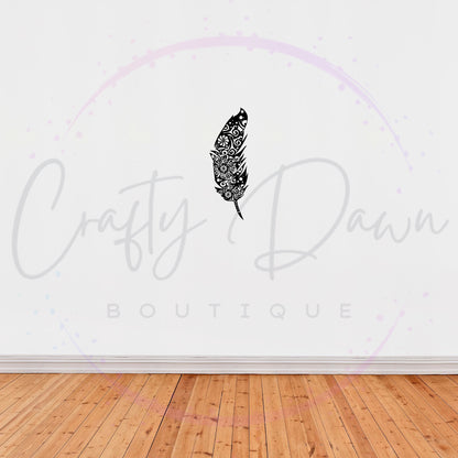 Feather Mandala Decal
