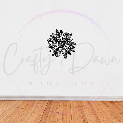 Daisy Mandala Decal