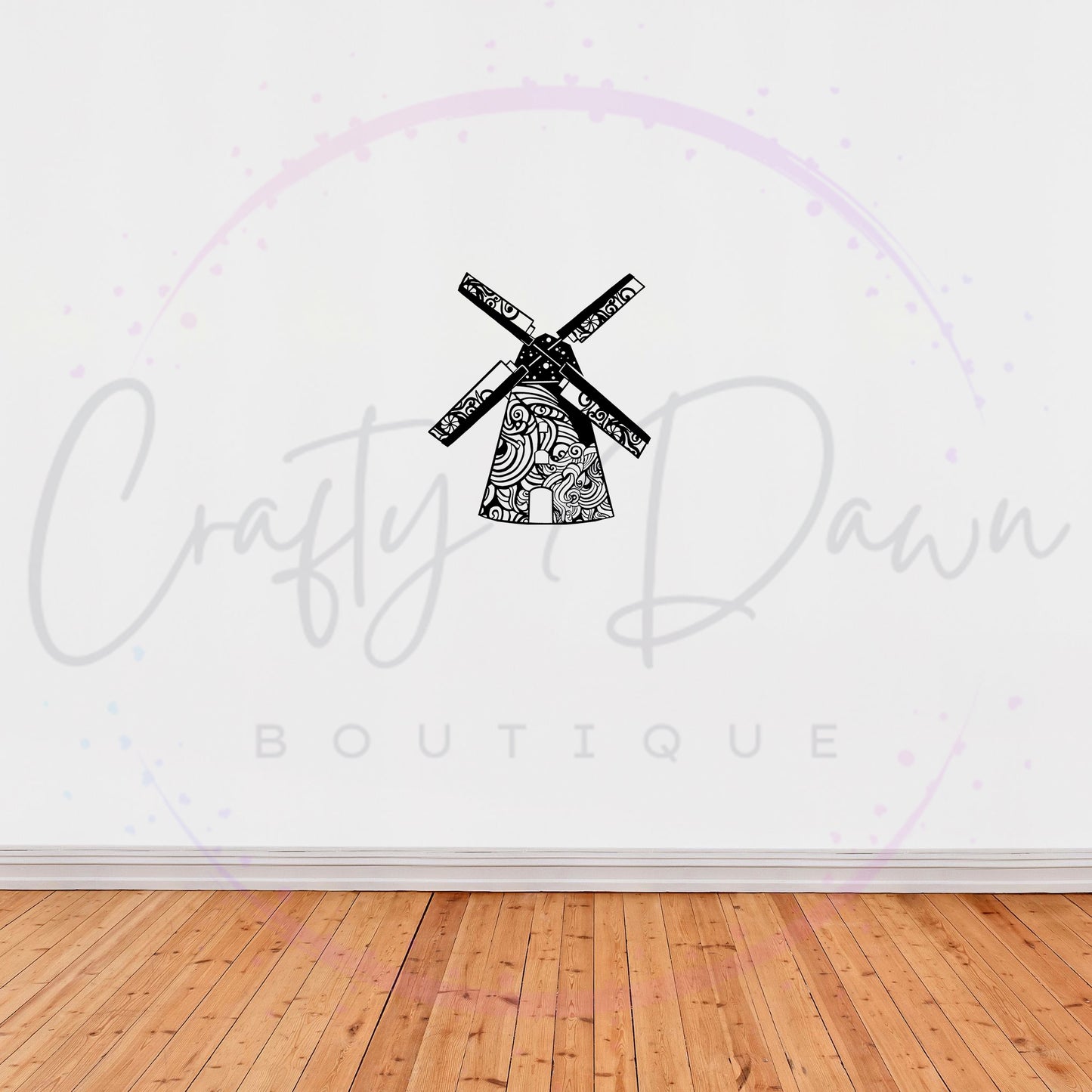 Windmill Mandala Decal