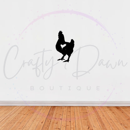 Chicken Heart Decal