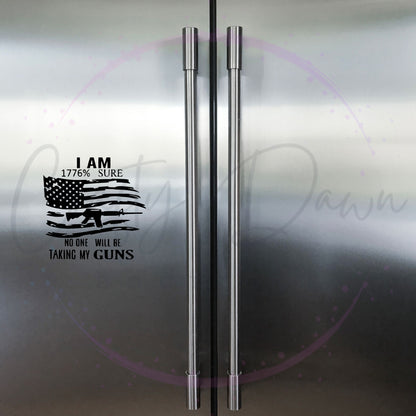 I Am 1776% Sure Decal