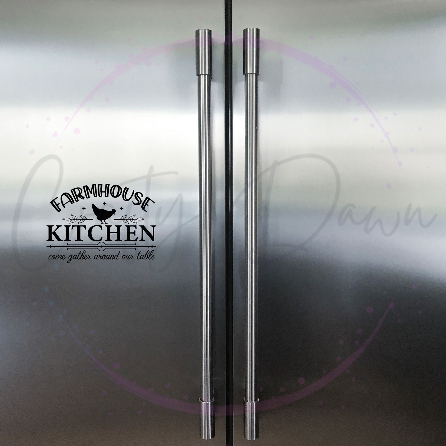 Farmhouse Kitchen Gather Around Decal