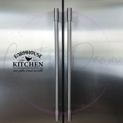 Farmhouse Kitchen Gather Around Decal