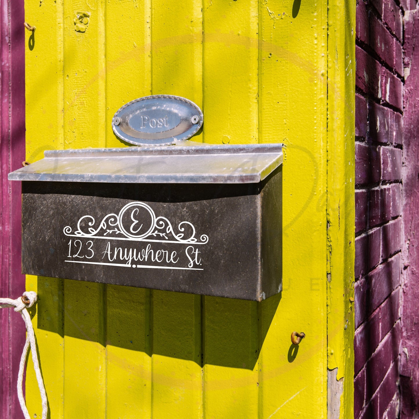 Vine Mailbox Decal