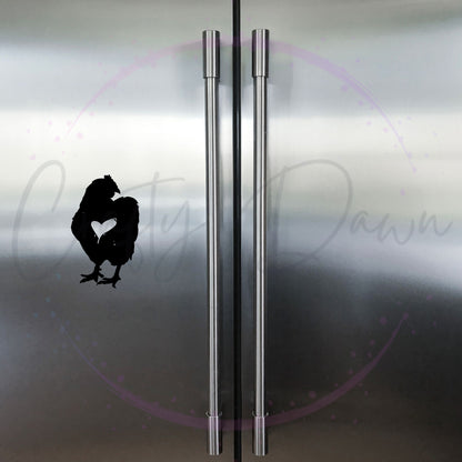 Chicken Heart Decal 2