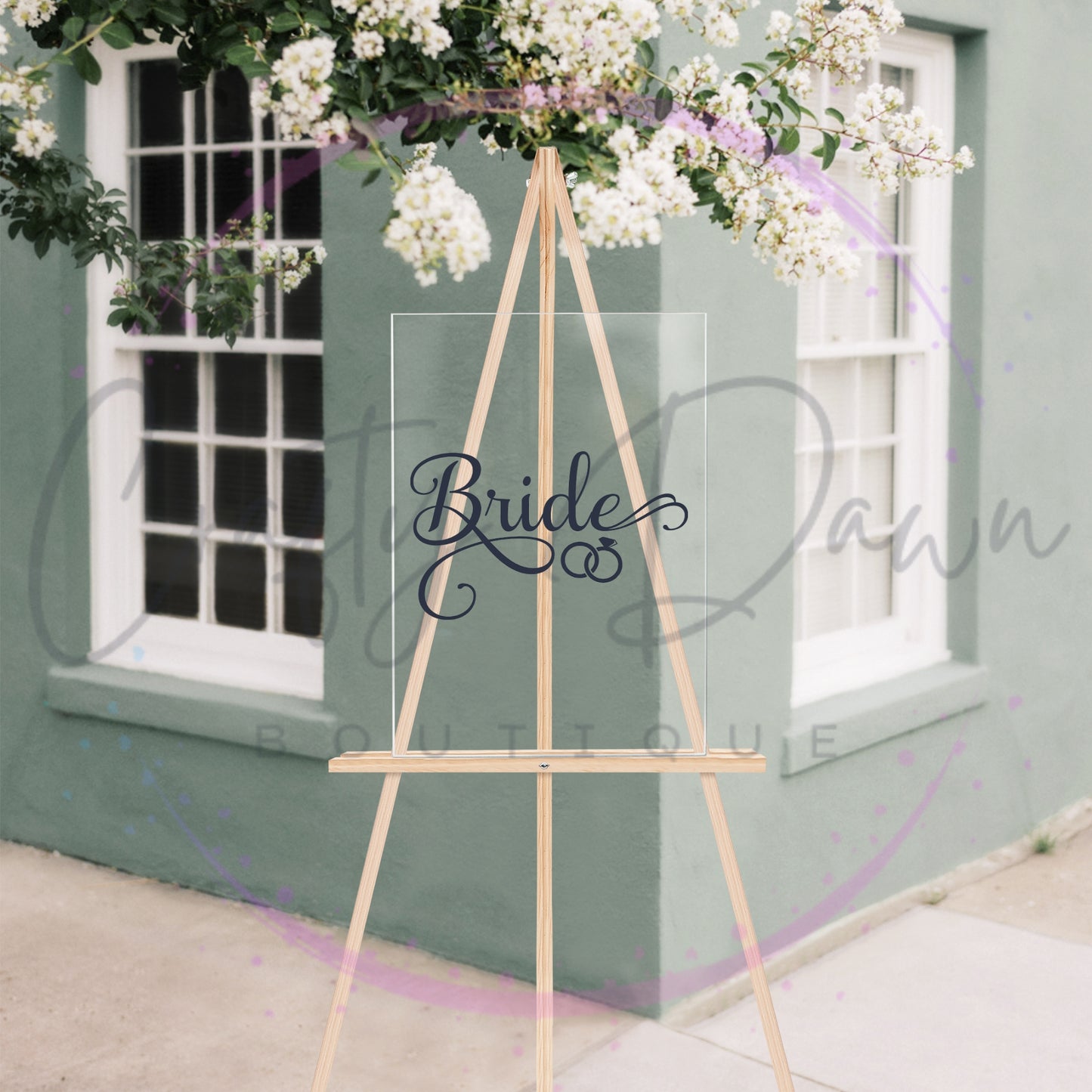 Bride Acrylic Sign