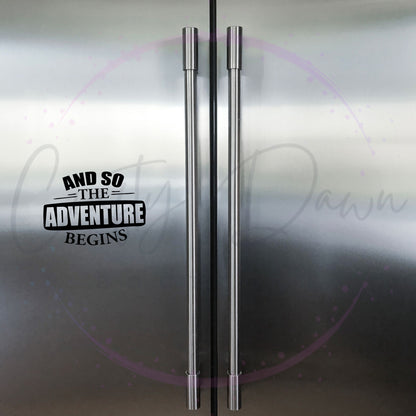 So The Adventure Begins Decal