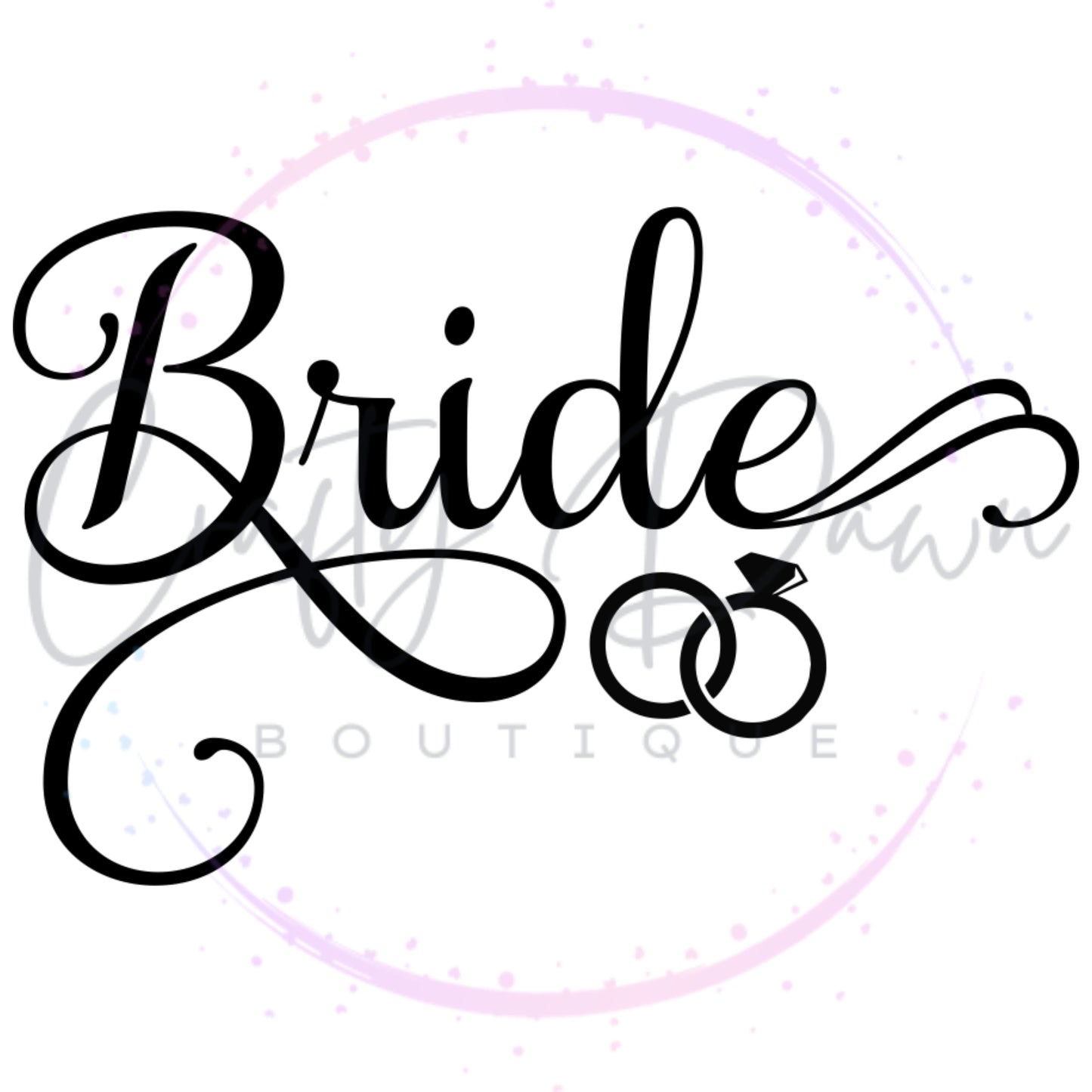 Bride Acrylic Sign
