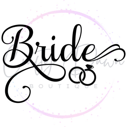 Bride Acrylic Sign