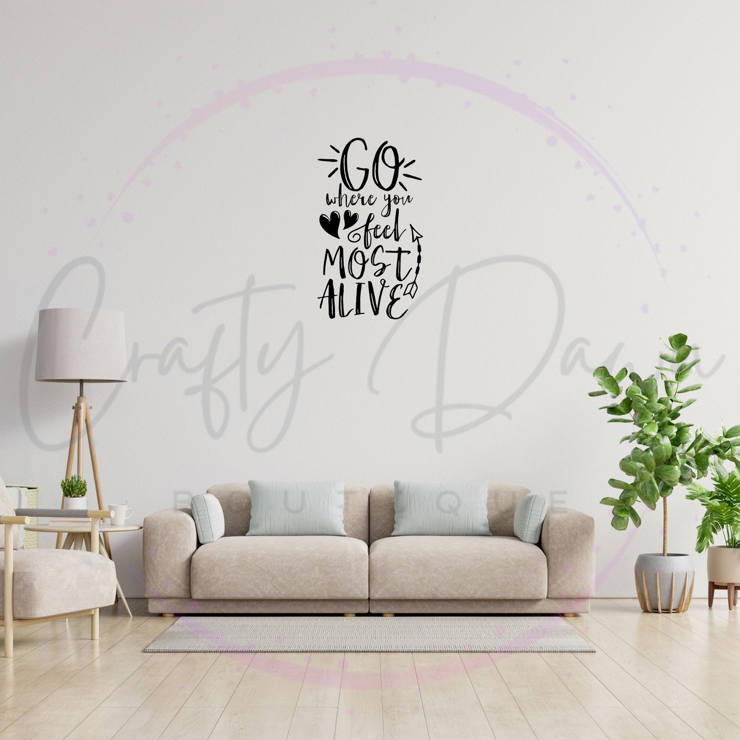 Go Where You Feel Most Alive Decal