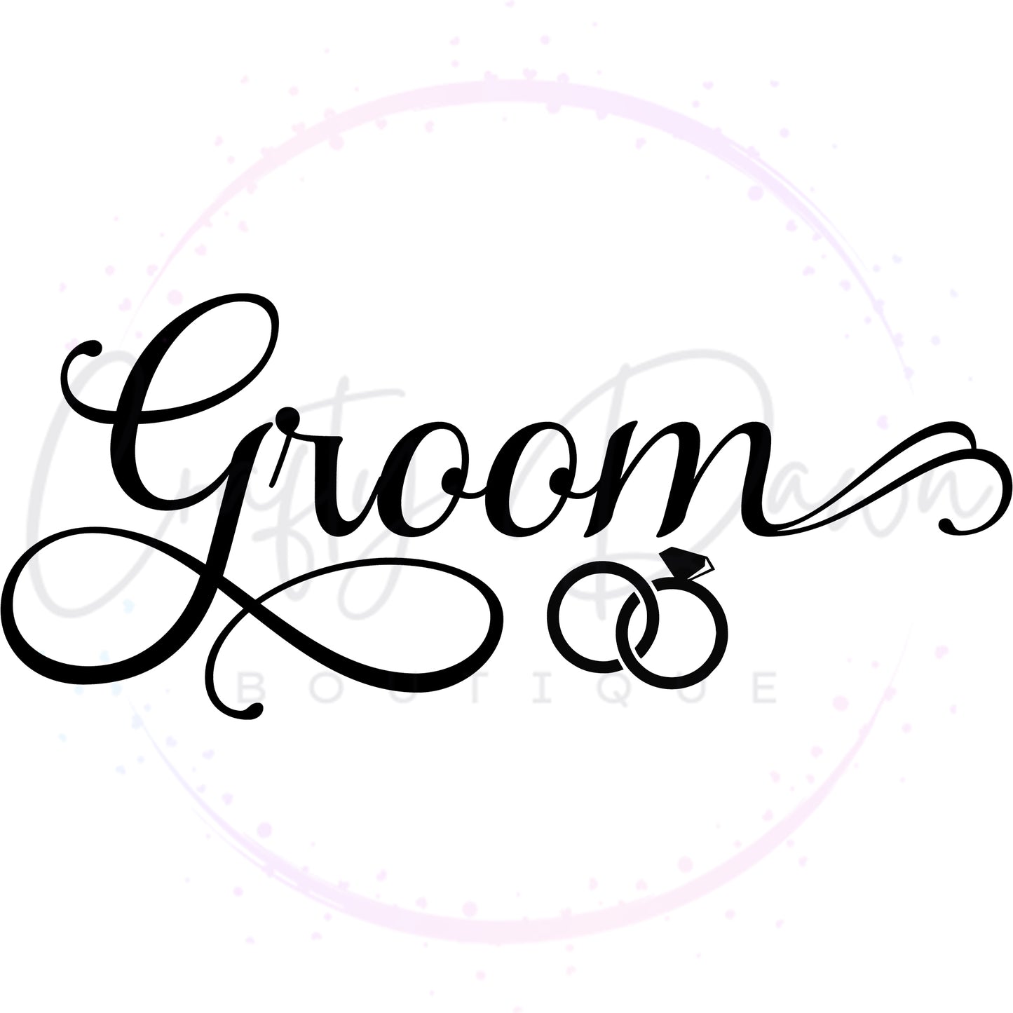 Groom Acrylic Sign