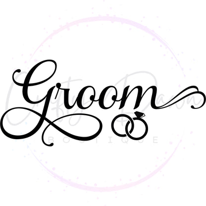 Groom Acrylic Sign