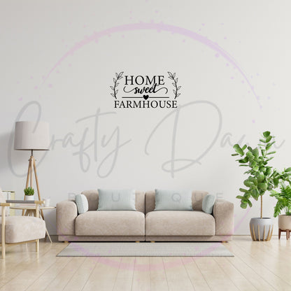 Home Sweet Farmhouse Decal