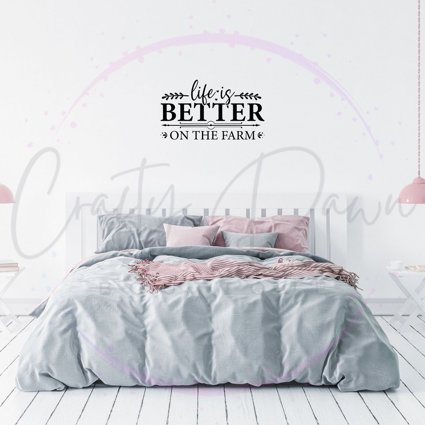 Life Is Better On The Farm Decal