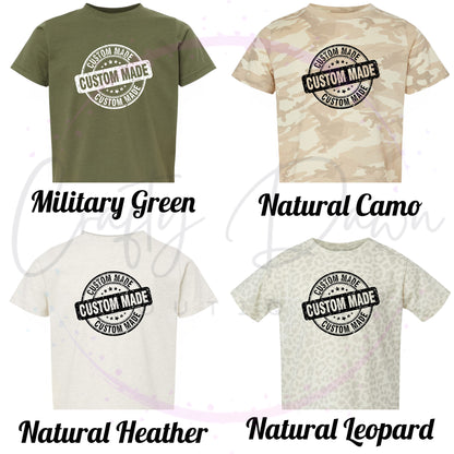 Custom Toddler Tee