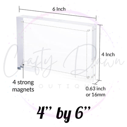 Custom Engraved Acrylic Block Photo