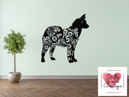 Akita Mandala Decal 3