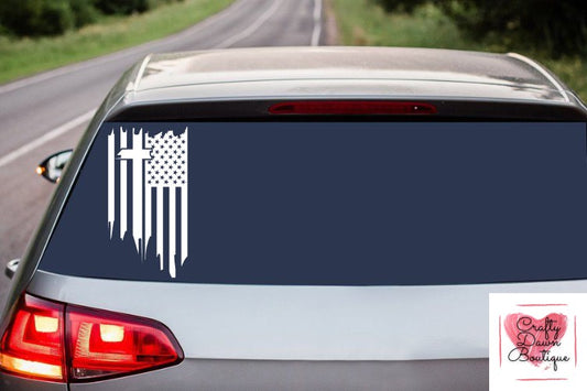 American Flag Decal 1