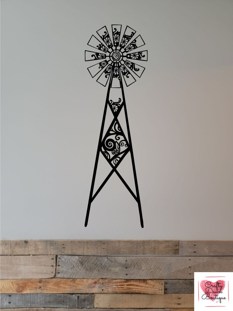 Farmhouse Windmill Decal – Crafty Dawn Boutique
