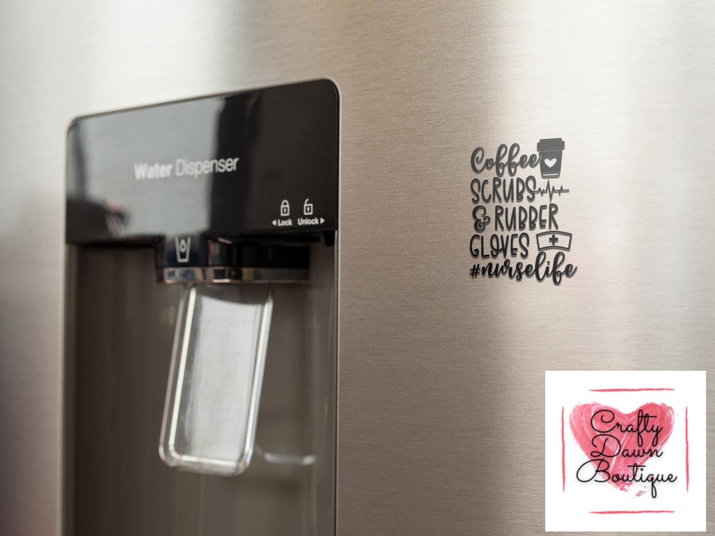 Coffee Scrubs & Rubber Gloves Decal